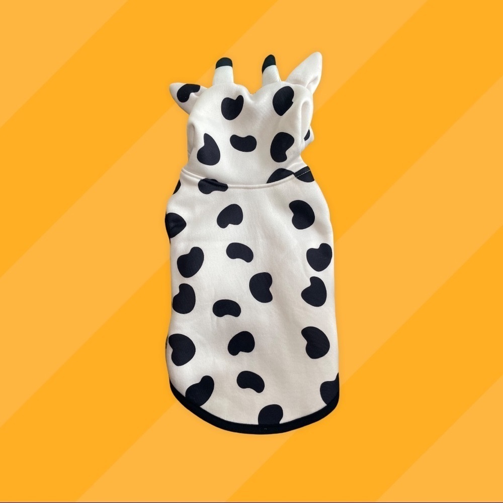 HP 🎉 Cow Pattern Pet Jacket SIZE L - Picture 8 of 8